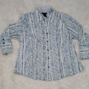 Lane Bryant Blouse with Snape  14/16
